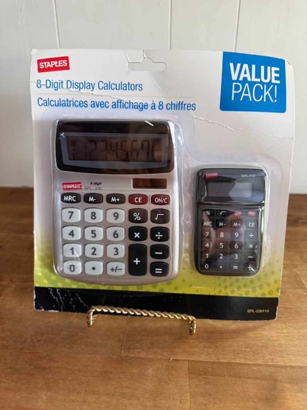 New Calculator Value Pack Desktop and Handheld SPL-230 SPV-110 College School
